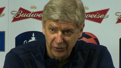 Arsenal manager Arsene Wenger says team has a "huge desire" to win the FA Cup