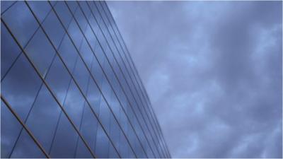 Glass building in Washington DC