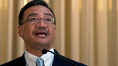 Malaysian Minister of Defence and Acting Transport Minister Hishammuddin Hussein