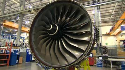 The new Trent XWB engine will be sent to Toulouse where it will be installed in Airbus planes
