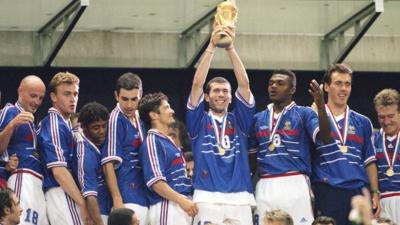 France win the 1998 World Cup