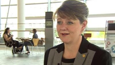 Plaid Cymru leader Leanne Wood