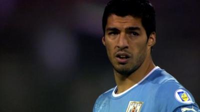 Uruguay striker Luis Suarez