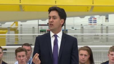 Labour leader Ed Miliband