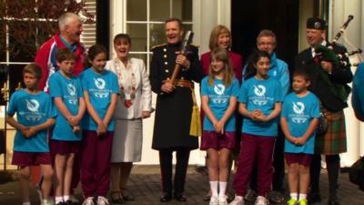 Queen's baton celebrations in the Channel Islands