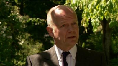 UK Foreign Secretary William Hague