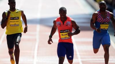 Blake falls short of Bolt record