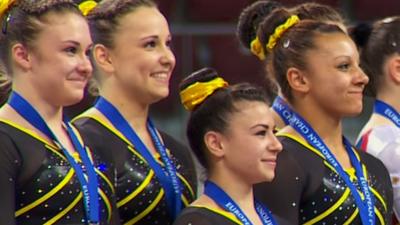 Great Britain's women claim the silver medal at the European Artistic Gymnastics Championships