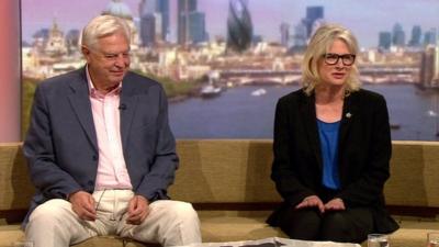 Ann Treneman and John Simpson