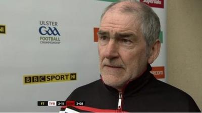 Tyrone manager Mickey Harte