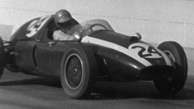 Sir Jack Brabham in action