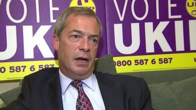 Ukip leader Nigel Farage MP