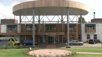 Hinchingbrooke Hospital main entrance