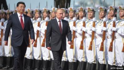 President Putin with President Xi Jinping