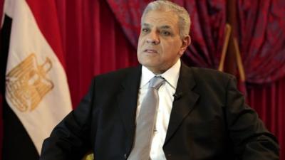 Egypt's interim prime minister Ibrahim Mahlab