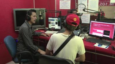 Illegal local radio station operating near Bangkok