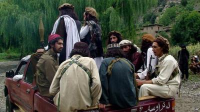 Pakistani Taliban in South Waziristan in August 2012