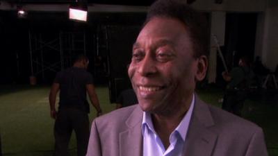 Three-time World Cup winner Pele