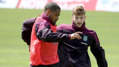 England players training in Portugal