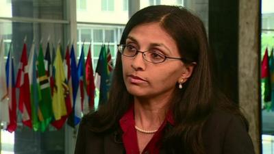 The US State Department's Assistant Secretary on South and Central Asian Affairs, Nisha Desai Biswal