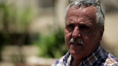 Abu Khalil al-Laham, a community leader at the Dheisha Refugee Camp in Bethlehem.