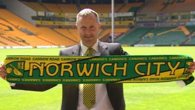 Norwich City unveil Neil Adams as manager