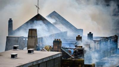 Fire at Glasgow School of Art