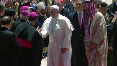 Pope Francis in Jordan