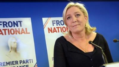 French far-right Front National party president Marine Le Pen