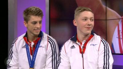 Nile Wilson and Max Whitlock