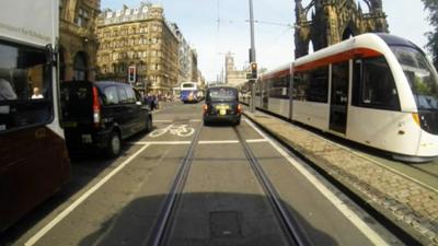 Tram in Edinburgh