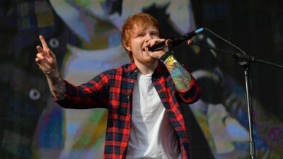 Ed Sheeran at Big Weekend