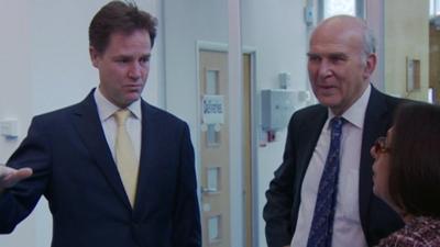 Nick Clegg and Vince Cable