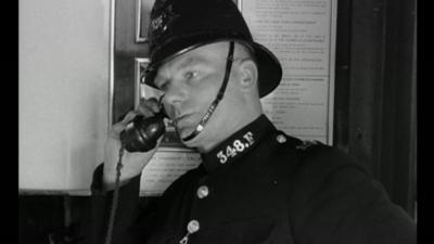 A policeman in one of the short films