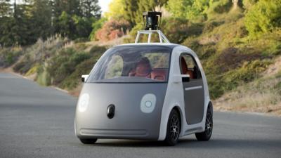 A prototype of Google's own self-driving car