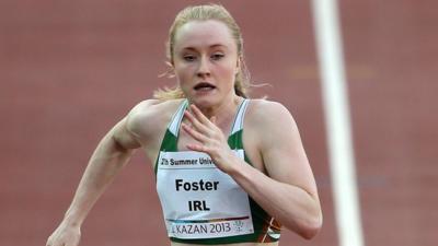 Northern Ireland sprinter Amy Foster