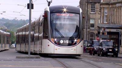 Trams in Edinburgh