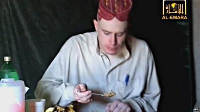 Sergeant Bowe Bergdahl in captivity in 2009