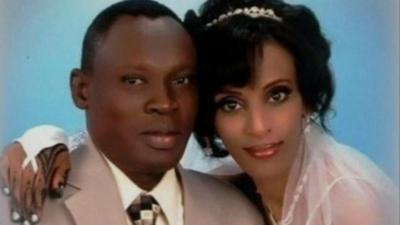 Meriam Ibrahim and her husband Daniel Wani