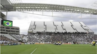 The inside of the stadium