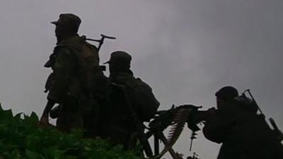 Soldiers in Democratic Republic of Congo