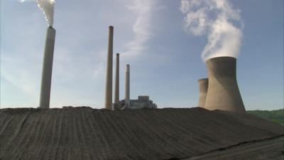 A power plant in West Virginia