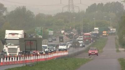 The Hinksey Hill interchange