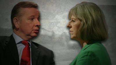 Michael Gove and Theresa May