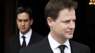 Ed Miliband and Nick Clegg