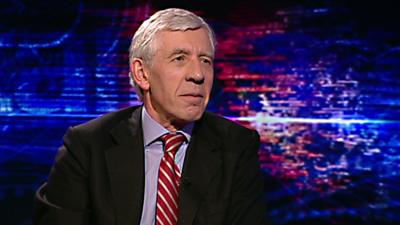 Former British foreign secretary Jack Straw