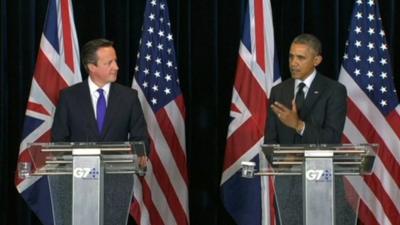 David Cameron and Barack Obama