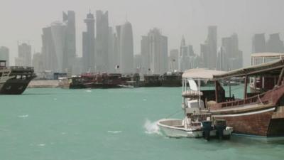 The Doha skyline