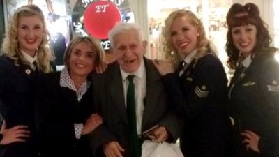 Bernard Jordan on his way home