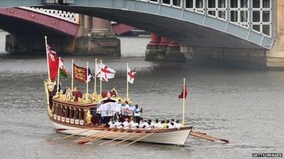 Queen's barge